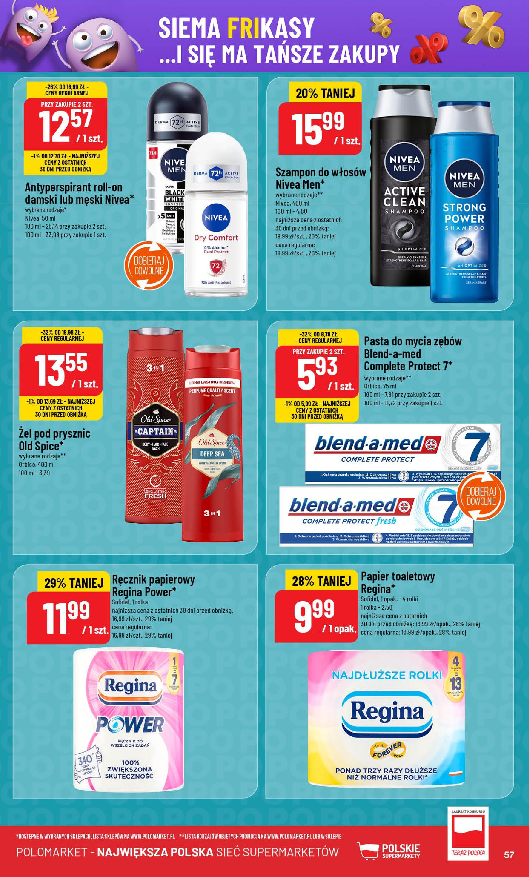 POLOmarket gazetka od jutra (30.07.2025) | Nowa PDF | Strona: 57 | Produkty: Por, Body, Antyperspirant, Ręcznik papierowy POLOmarket gazetka od jutra (30.07.2025) - Nowa PDF | Strona: 57 | Produkty: Por, Body, Antyperspirant, Ręcznik papierowy