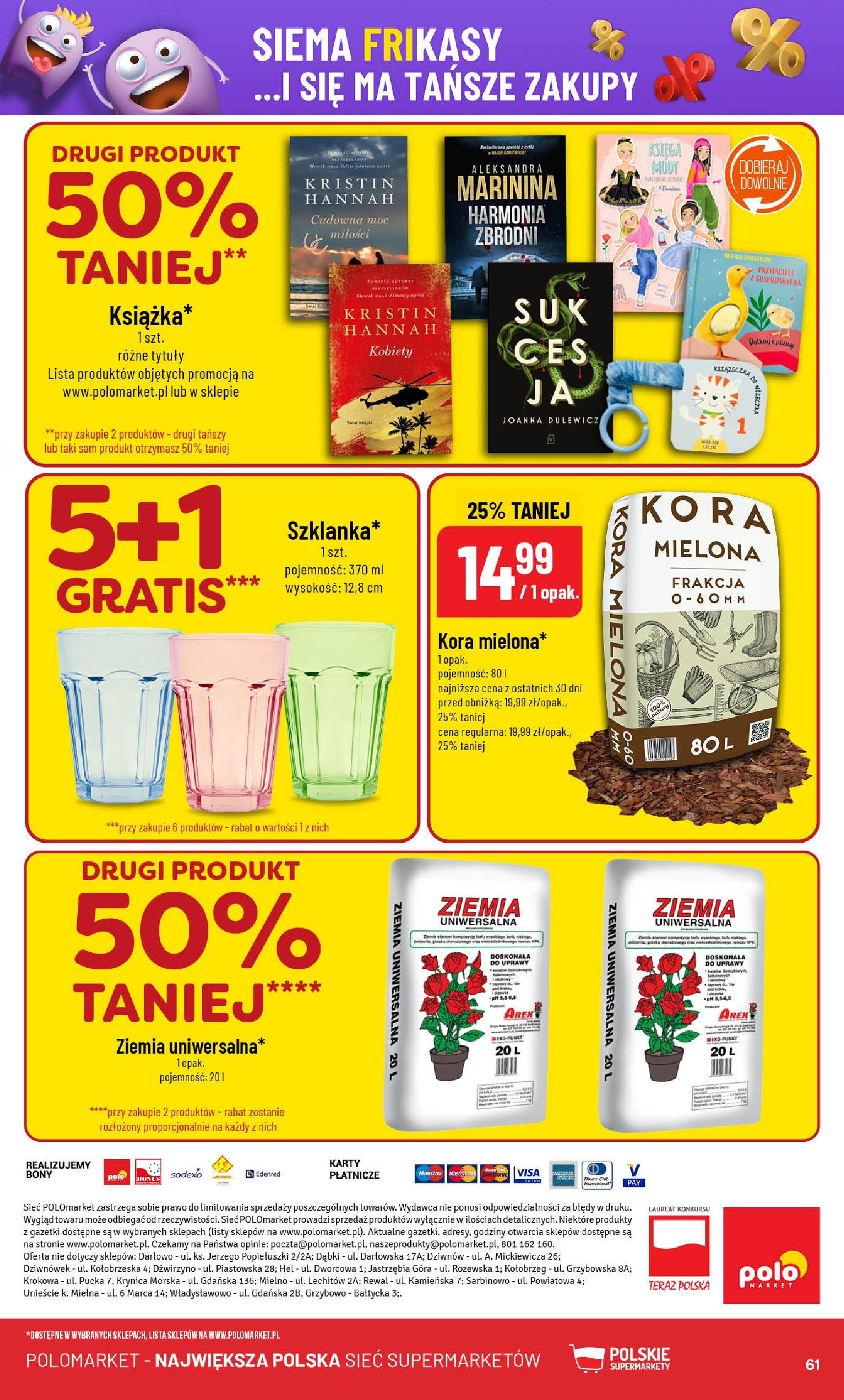 POLOmarket gazetka od jutra (30.07.2025) | Nowa PDF | Strona: 61 | Produkty: Ziemia uniwersalna, Ziemia POLOmarket gazetka od jutra (30.07.2025) - Nowa PDF | Strona: 61 | Produkty: Ziemia uniwersalna, Ziemia
