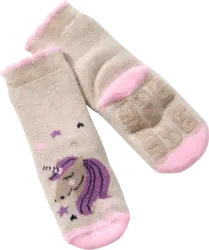 ALANA Stoppersocken mit Einhorn-Motiv, beige & rosa, Gr. 25/26