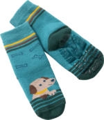 dm-drogerie markt ALANA Stoppersocken mit Hunde-Motiv, grün & blau, Gr. 19/20 - bis 15.08.2025