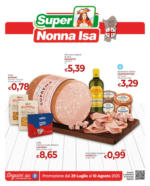 Nonna Isa Promozione dal 29 Luglio al 10 Agosto 2025 - al 10.08.2025