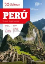 Soltour Perú - hasta el 31.12.2025