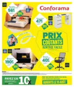 Conforama Prix coutants - au 25.08.2025