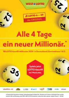 Entdecke - Aktion: WestLotto gültig ab dem 03.08.2025