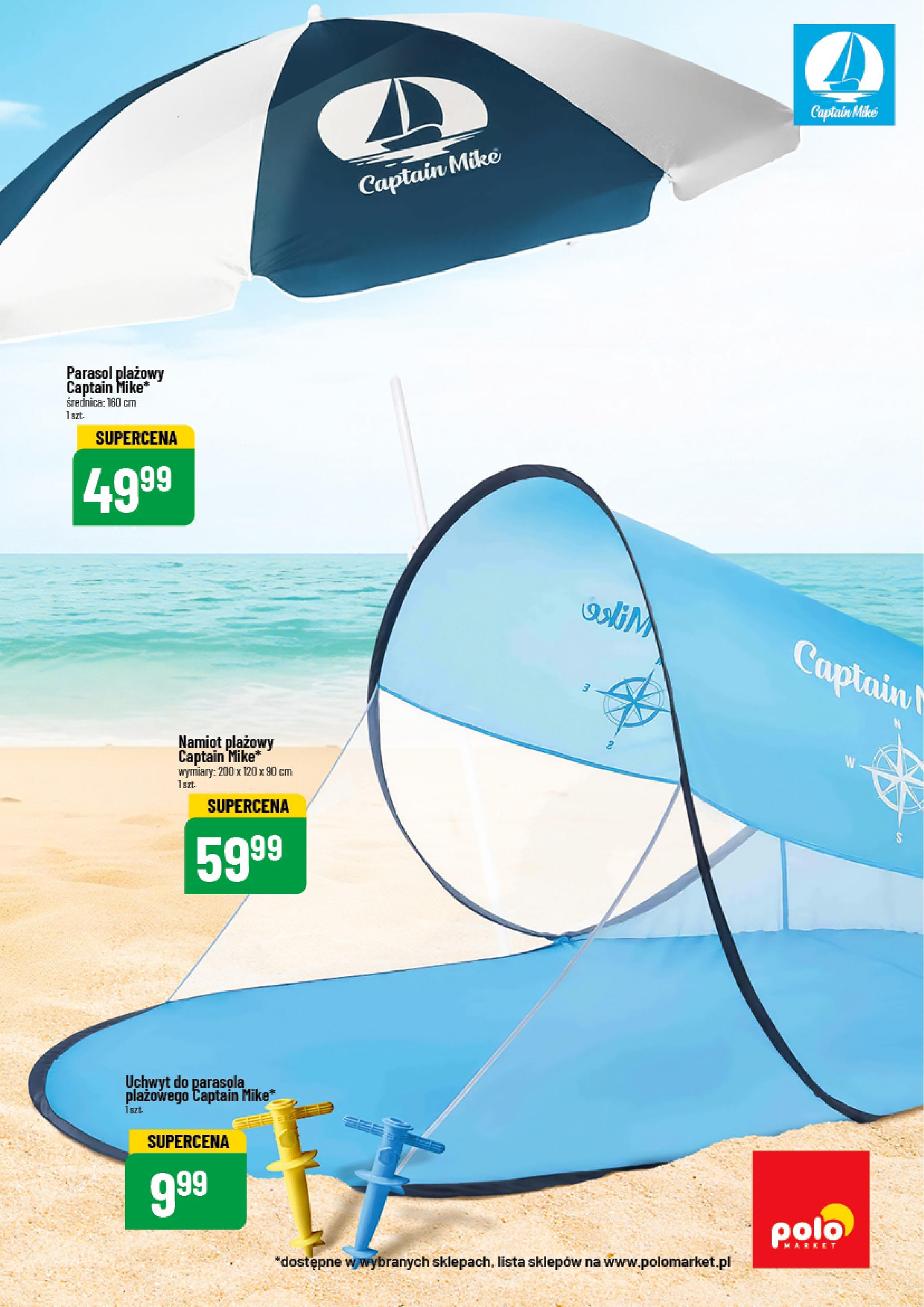 POLOmarket gazetka od jutra (30.07.2025) - Nowa PDF | Strona: 11 | Produkty: Namiot plażowy, Parasol