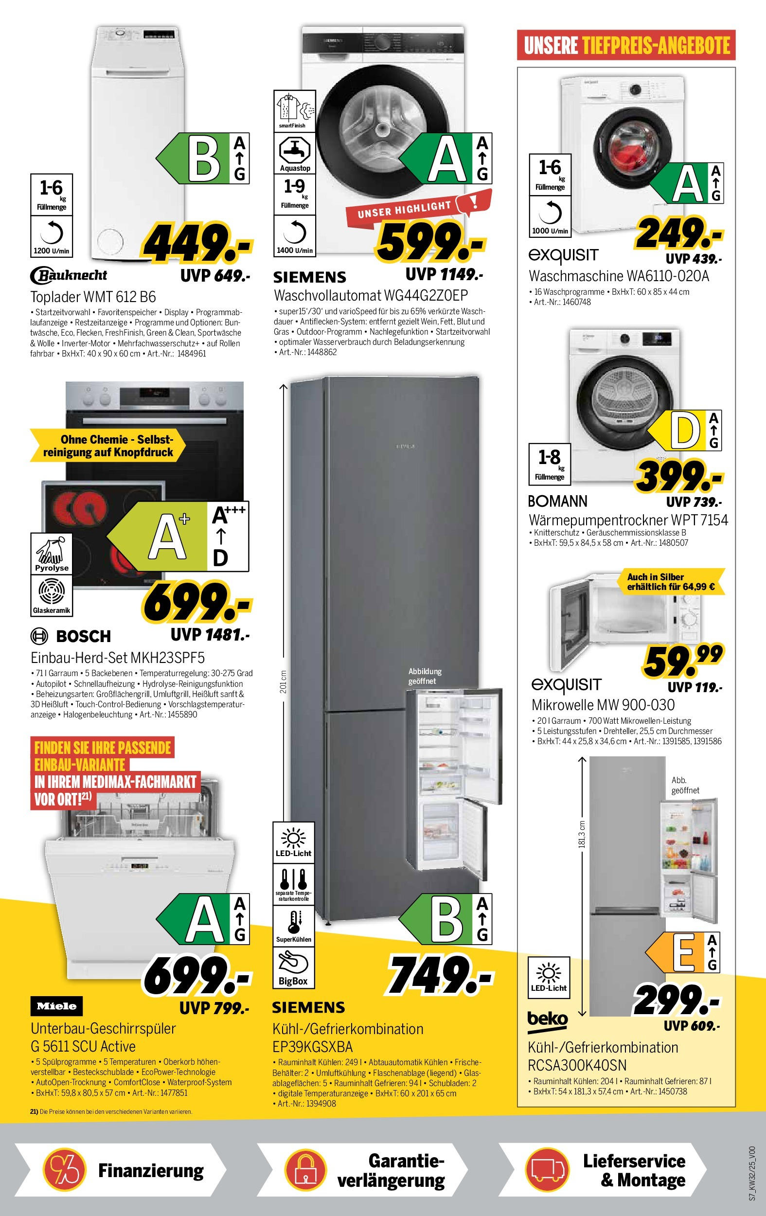Medimax Prospekt Bautzen (ab 02.08.2025) zum Blättern | Seite: 7 | Produkte: Miele, Bosch, Waschmaschine, Toplader Medimax Prospekt Bautzen (ab 02.08.2025) zum Blättern | Seite: 7 | Produkte: Miele, Bosch, Waschmaschine, Toplader