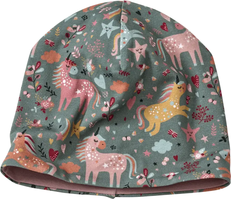 ALANA Mütze mit Einhorn-Muster, bunt, Gr. 50/51