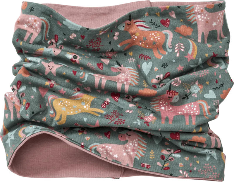 ALANA Loop Schal mit Einhorn-Muster, bunt