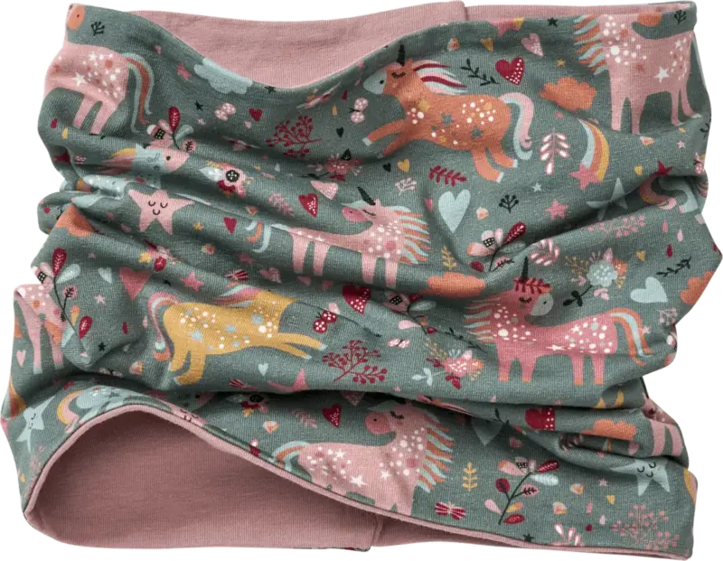 ALANA Loop Schal mit Einhorn-Muster, bunt