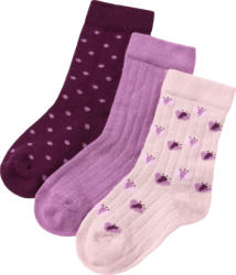 ALANA Socken mit Ripp-Struktur, lila, Gr. 27/29