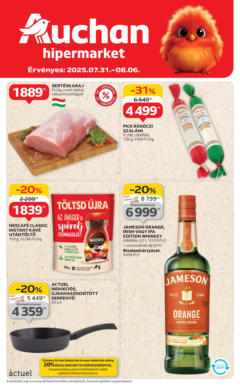Auchan Akciós újság - amely érvényes a következő dátumtól: 31.07.2025