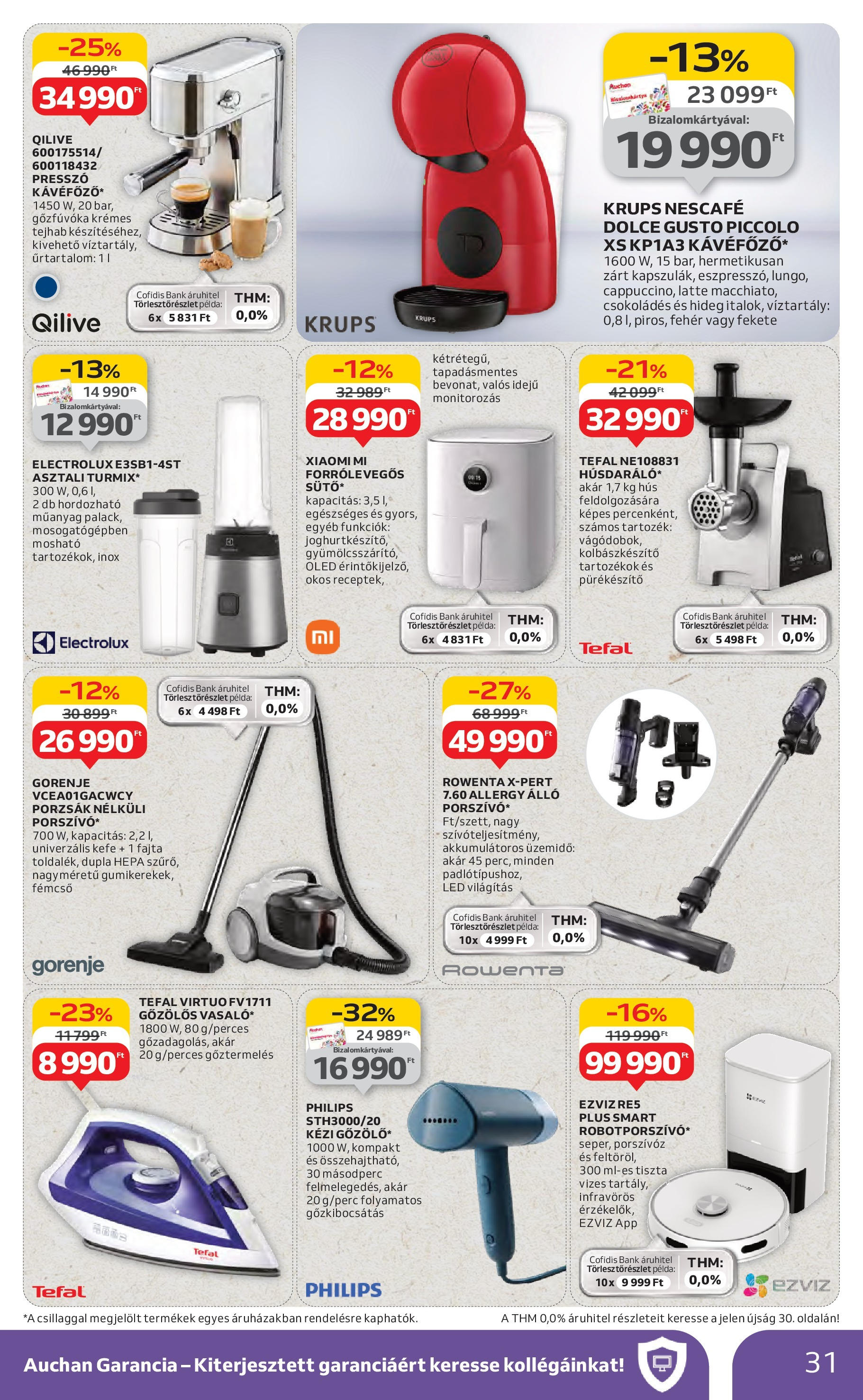 Akciós újság új Auchan - 2025.07.31. -tól/töl ⏳ | Oldal: 31 | Termékek: Nescafé, Hús, Tefal, Xiaomi Auchan Akciós újság - 2025.07.31. -tól/töl > akció, lapozható szórólap 🛍️ | Oldal: 31 | Termékek: Nescafé, Hús, Tefal, Xiaomi