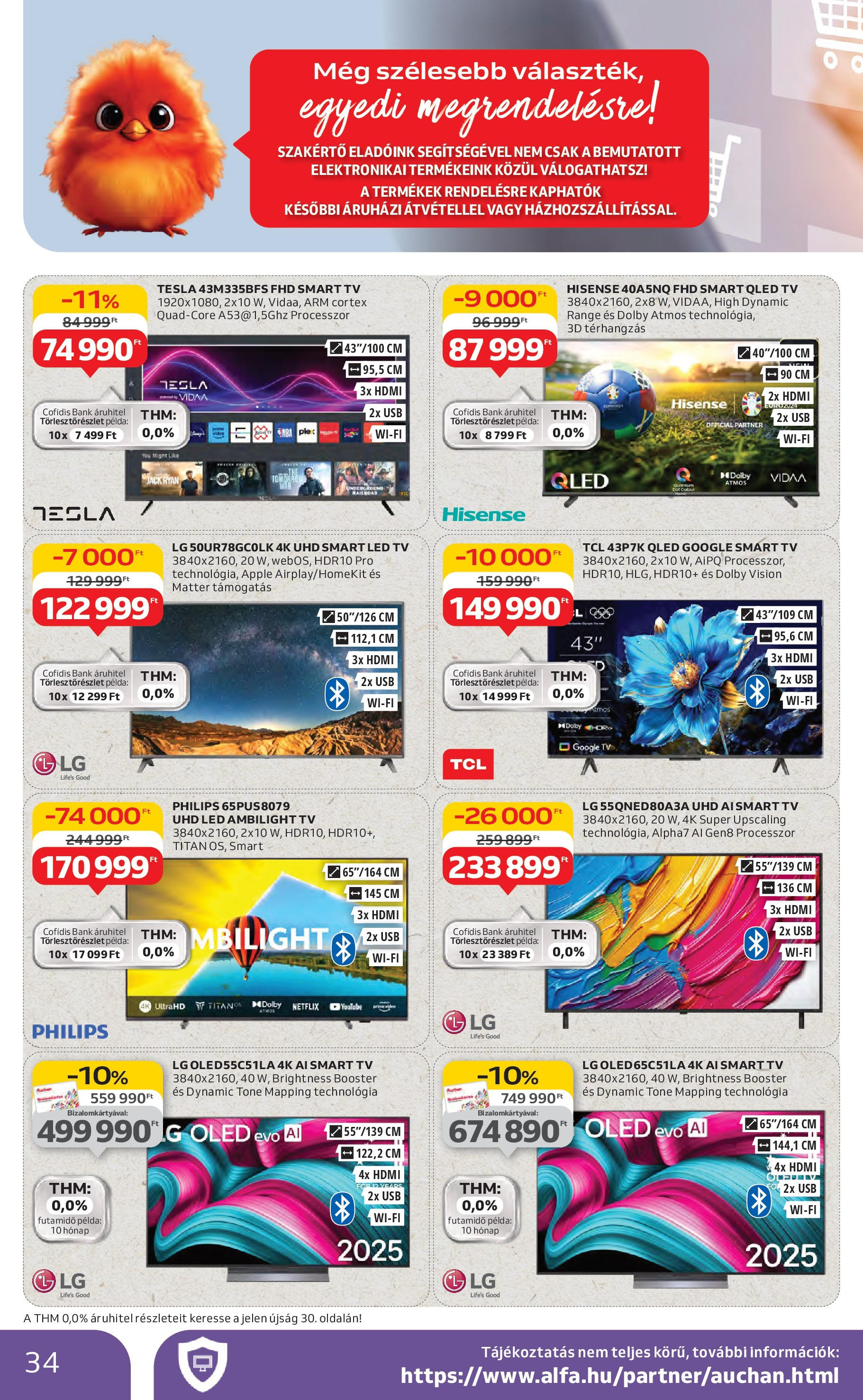 Akciós újság új Auchan - 2025.07.31. -tól/töl ⏳ | Oldal: 34 | Termékek: Videó, USB, TV, Smart tv Auchan Akciós újság - 2025.07.31. -tól/töl > akció, lapozható szórólap 🛍️ | Oldal: 34 | Termékek: Videó, USB, TV, Smart tv