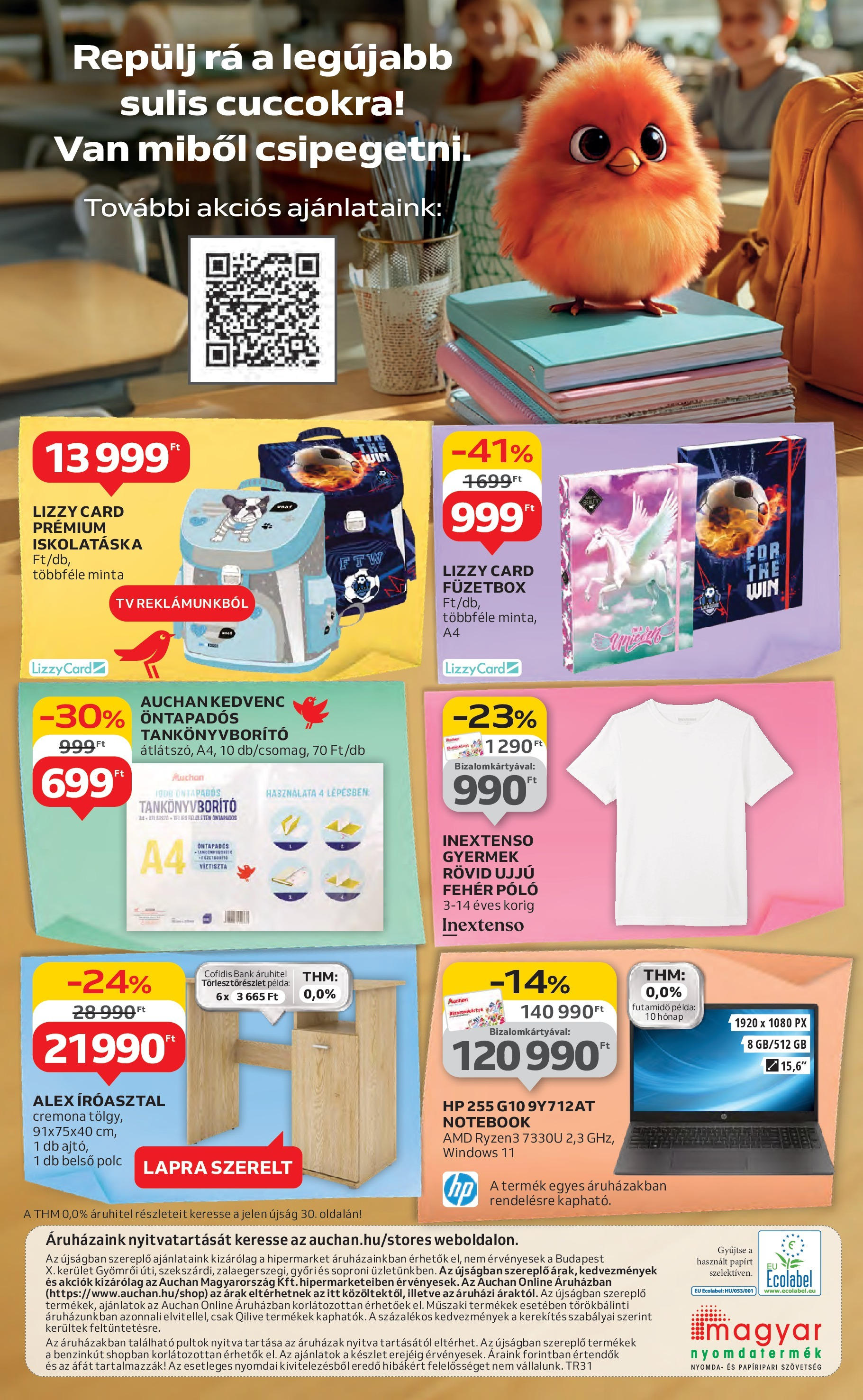 Akciós újság új Auchan - 2025.07.31. -tól/töl ⏳ | Oldal: 42 | Termékek: TV, Polc, Íróasztal Auchan Akciós újság - 2025.07.31. -tól/töl > akció, lapozható szórólap 🛍️ | Oldal: 42 | Termékek: TV, Polc, Íróasztal