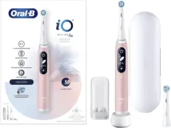 Oral-B iO Series 6 mit Reiseetui Elektrische Zahnbürste Pink Sand