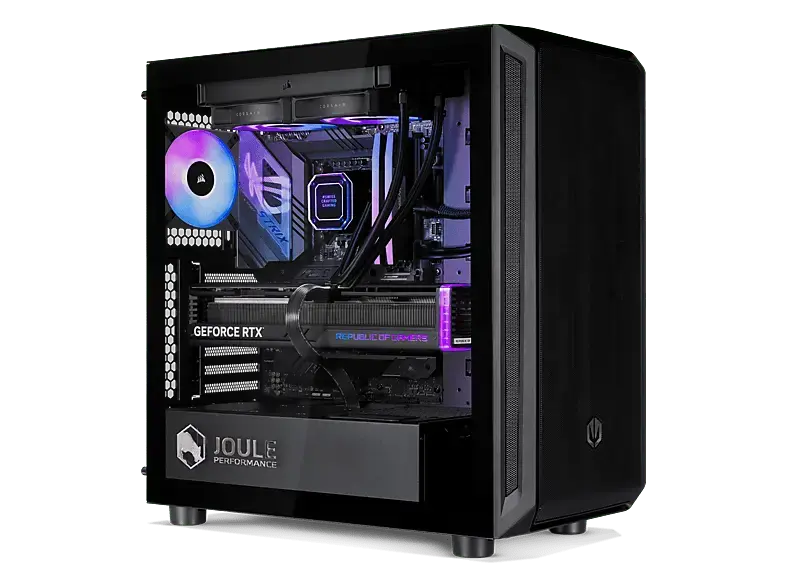 JOULEPerformANCE L1136436 Gaming PC, AMD Ryzen 7 9700X, 32 GB RAM, 2000 SSD, GeForce RTX™ 5070 Ti, Windows 11 Home, Schwarz