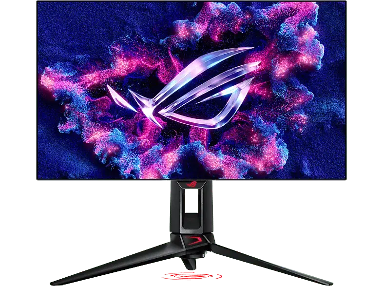 ASUS ROG Swift OLED PG27AQDP 27 Zoll Gaming Monitor, QHD, 0,03 ms Reaktionszeit, 1300 cd/m², 480 Hz, Schwarz