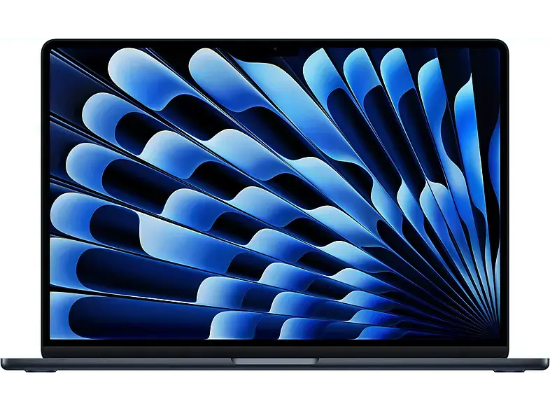 APPLE MacBook Air 15 (2025), Notebook 15,3 Zoll, Retina, APPLE M4 Chip (10-Core CPU, 10-Core GPU), 24 GB RAM, 512 SSD, macOS, M4, Mitternacht