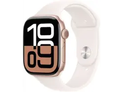Apple Watch Series 10 GPS 46mm Aluminiumgehäuse, Sportarmband S/M, Rose Gold; Smartwatch