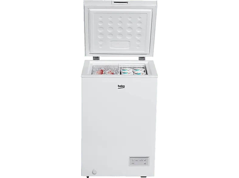Beko CF100EWN Gefriertruhe (E, 98 l, 845 mm hoch, Weiß)