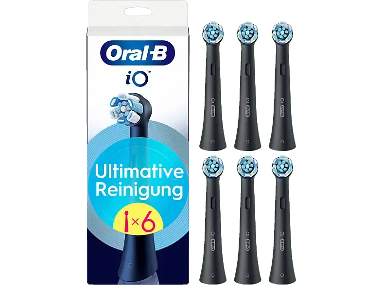 Oral-B iO Ultimative Reinigung Black 6er, Aufsteckbürsten