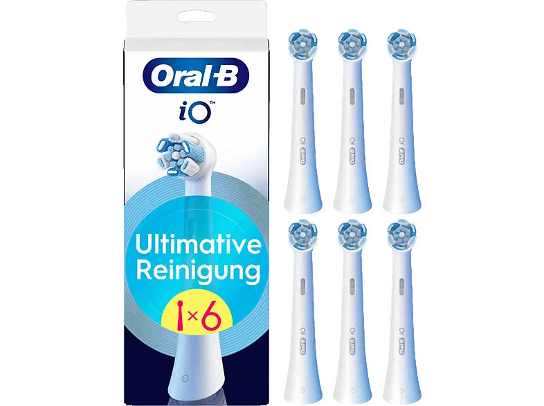 Oral-B iO Ultimative Reinigung White 6er, Aufsteckbürsten