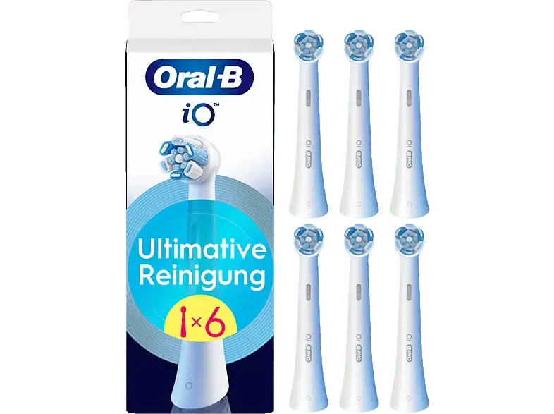 Oral-B iO Ultimative Reinigung White 6er, Aufsteckbürsten