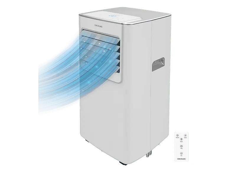 Cecotec 8170 ForceClima 7100 Soundless Mobiles Klimagerät (Max. Raumgröße: 20 m², EEK: A, 7000 BTU/h, Weiß)
