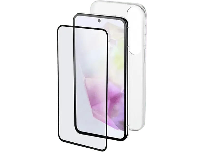 Cellular Line Set Protection Kit aus Schutzglas und Backcover, für Samsung Galaxy A36/A56, Transparent; Schutzhülle und Schutzglas