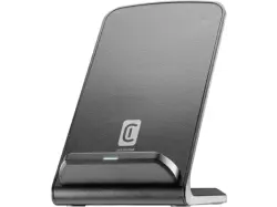 Cellular Line Wireless Charger easy stand 10W für Qi-fähige Geräte, Schwarz; Kabelloses Ladegerät