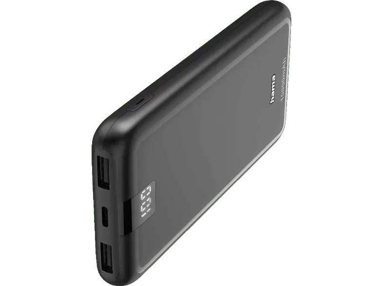 HAMA Power Pack Performance 10, 10000mAh, Anthrazit; Powerbank