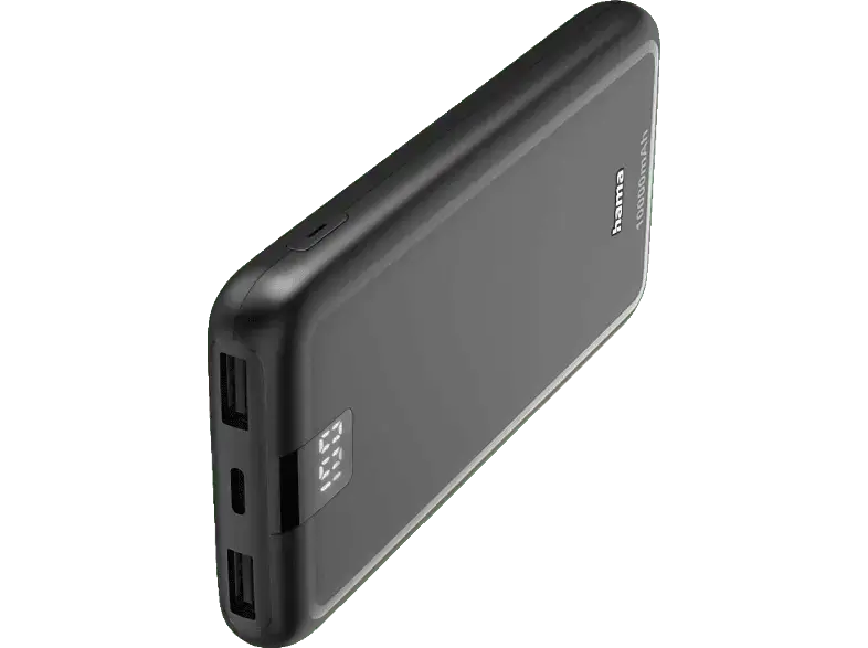 HAMA Power Pack Performance 10, 10000mAh, Anthrazit; Powerbank