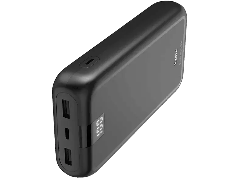 HAMA 201711 Power Pack "Performance 24" Powerbank, 24000mAh, schwarz