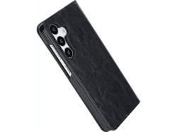 ISY ISC 3146 Wallet Backcover, für Samsung Galaxy S24 FE, Schwarz; Schutzhülle