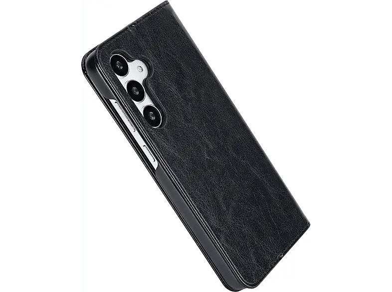 ISY ISC 3146 Wallet Backcover, für Samsung Galaxy S24 FE, Schwarz; Schutzhülle