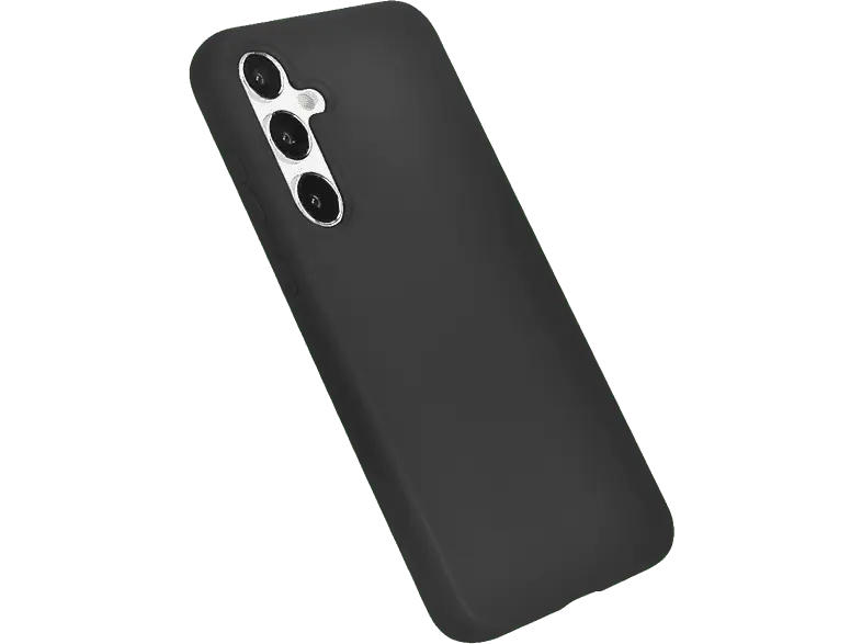 ISY ISC-2354 Silikon Backcover, für Samsung Galaxy S24 FE, Schwarz; Schutzhülle