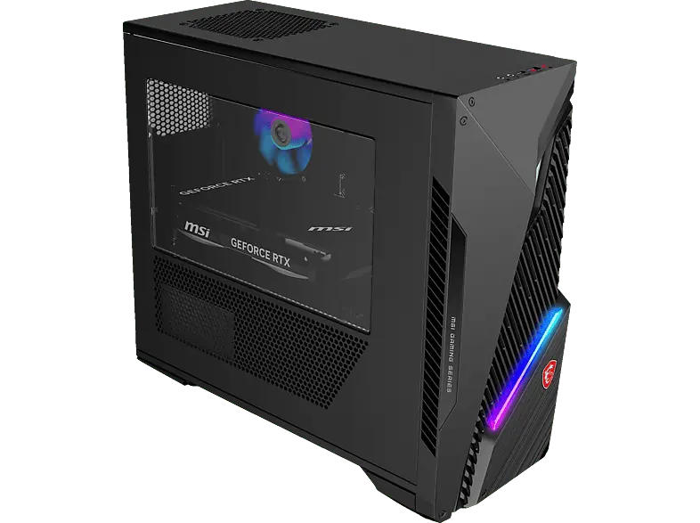 MSI MAG Infinite S3 14NVP7-2689DE Gaming PC, Intel® Core™ i7 Prozessor 14700F (33 MB Cache, bis zu 5,40 GHz), 32 GB RAM, 1 TB SSD, GeForce RTX™ 5070, Windows 11, Schwarz