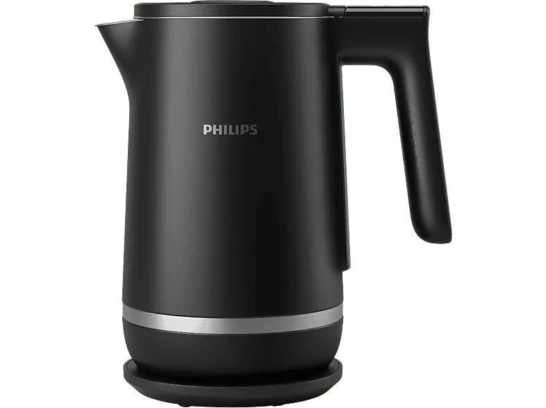 Philips HD9396/90 7000 Series Doppelwandiger Wasserkocher (Schwarz, 1.7 l, 2200 Watt)