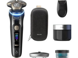 PHILIPS XP9400/31 i9000 Prestige Ultra Nass- und Trockenrasierer (Netzbetrieb, Tiefschwarz, Trocken)