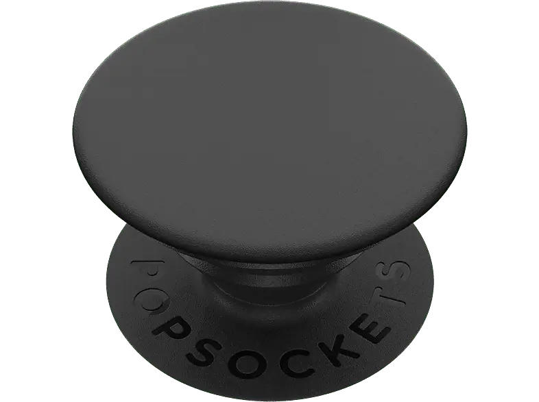 Popsockets Phone Grip & Stand, Austauschbar - Black; Zusammenklappbarer Griff