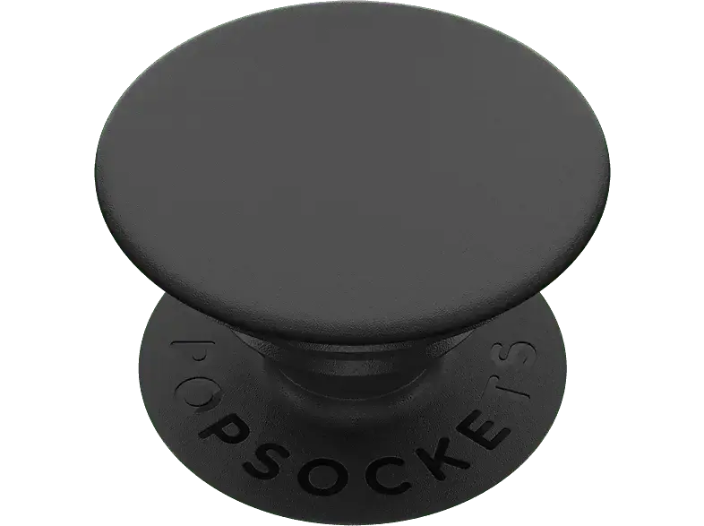 Popsockets Phone Grip & Stand, Austauschbar - Black; Zusammenklappbarer Griff