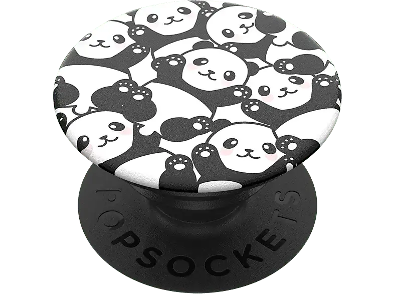 Popsockets Phone Grip & Stand, Austauschbar - Pandamonium; Zusammenklappbarer Griff