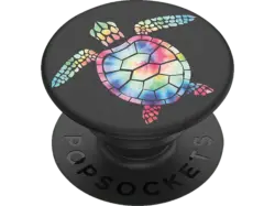 Popsockets Phone Grip & Stand, Austauschbar - Psychedelic Turtle; Zusammenklappbarer Griff