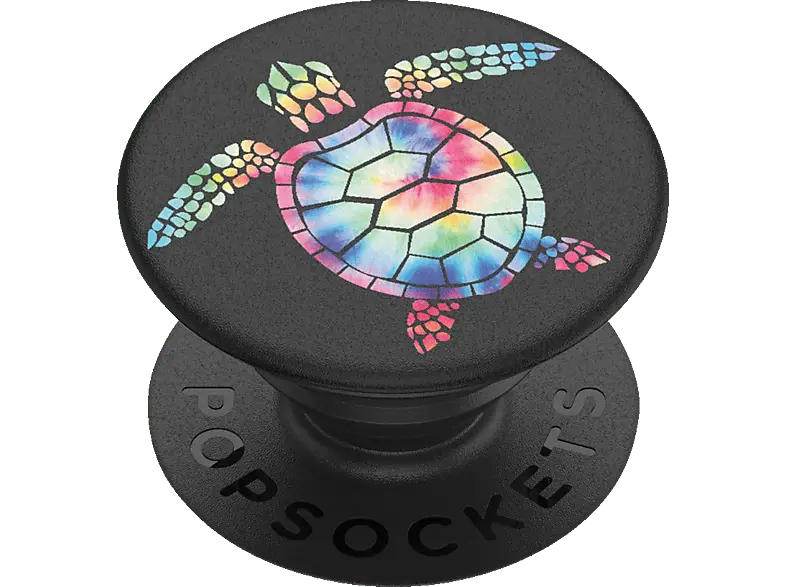 Popsockets Phone Grip & Stand, Austauschbar - Psychedelic Turtle; Zusammenklappbarer Griff