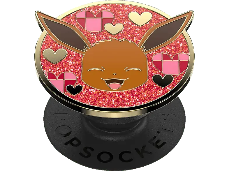 Popsockets PopGrip Pokémon Enamel Eevee Xoxo; Zusammenklappbarer Griff