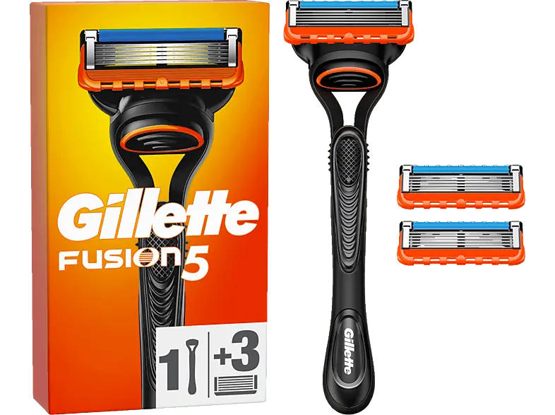 Gillette Fusion5 Systemklingen 3er + Handstück; Rasierer