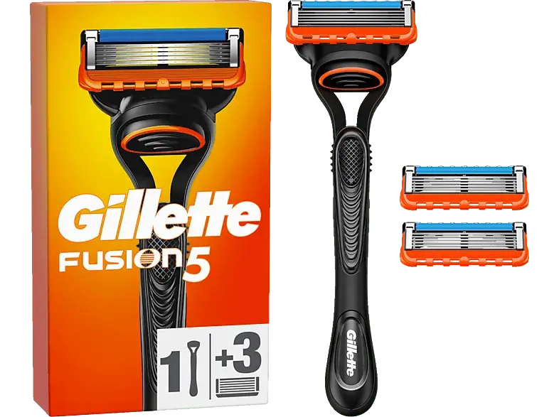 Gillette Fusion5 Systemklingen 3er + Handstück; Rasierer
