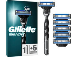 Gillette Mach3 Systemklingen 6er + Handstück; Rasierer