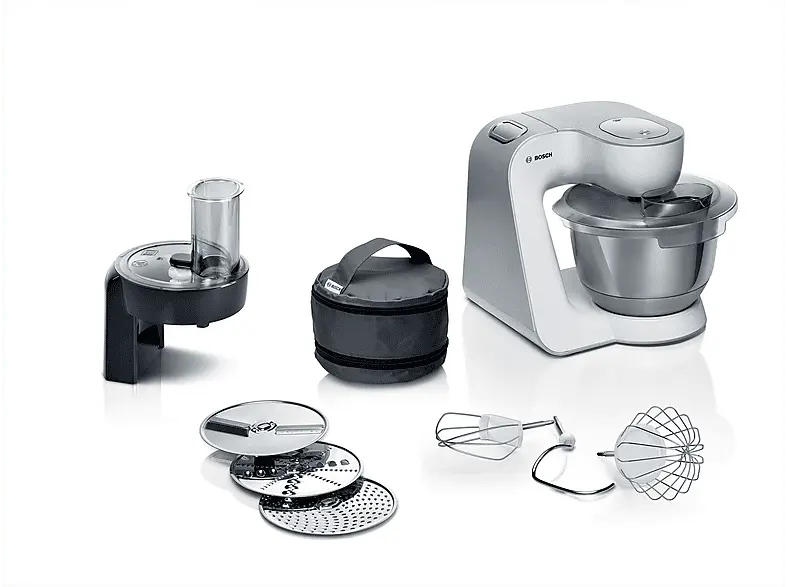 Bosch MUM58210 Küchenmaschine Weiß (Rührschüsselkapazität: 3,9 l, 1000 Watt)