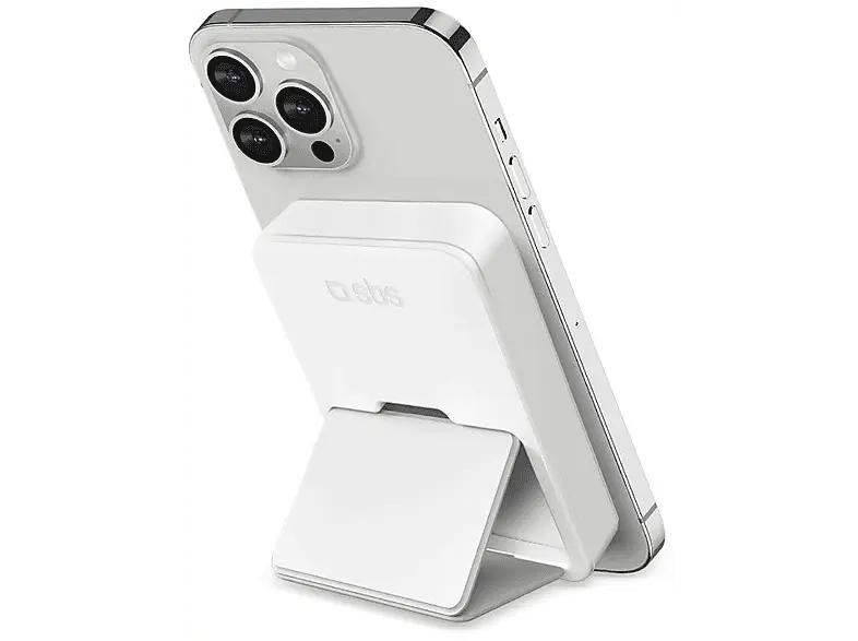SBS 10932 Mag Powerbank, 10.000 mAh, kompatibel mit MagSafe, Standfunktion